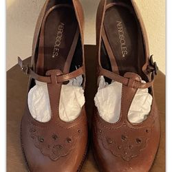 New Aerosole Women's Shoes - Burgundy - Size 9 B New