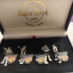 Kiss Hard Rock Cafe Pins