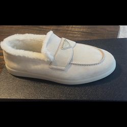Prada Shearling Loafers
