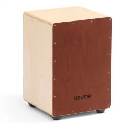 557^Cajon Box Drum Wooden Birchwood Compact Percussion Instrument with Snare Wires