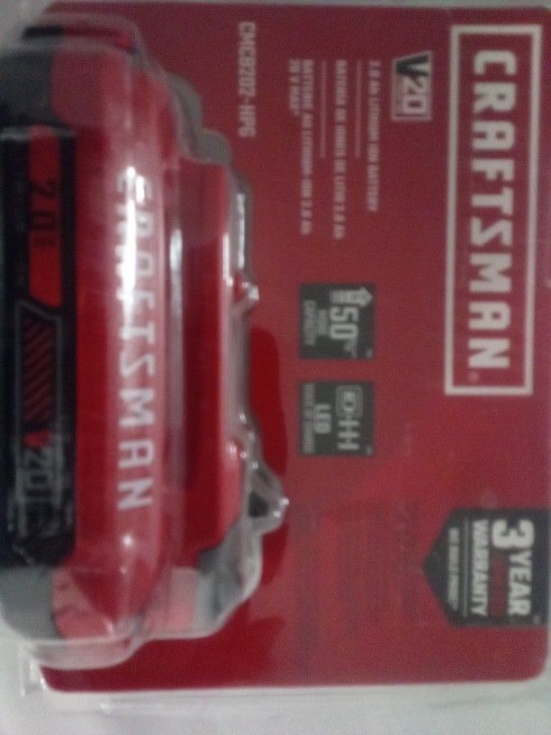 Craftsman 20v 2.0 Battery