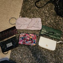Clutch And Mini Wristlet 