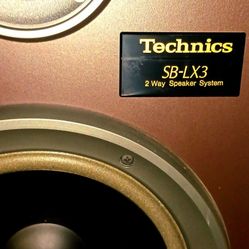 Technics 2 Way Speaker Pair 🔊 Good Amount Of Bass And Great Clarity @ 145 watts Per Channel  8 OMS 