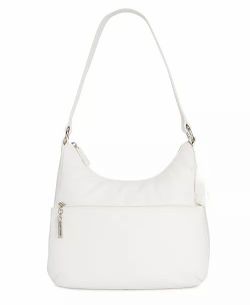 Gianni Bernini White leather shoulder  bag