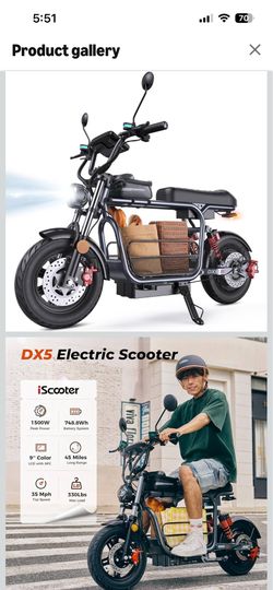 iScooter DX5 Electric Scooter