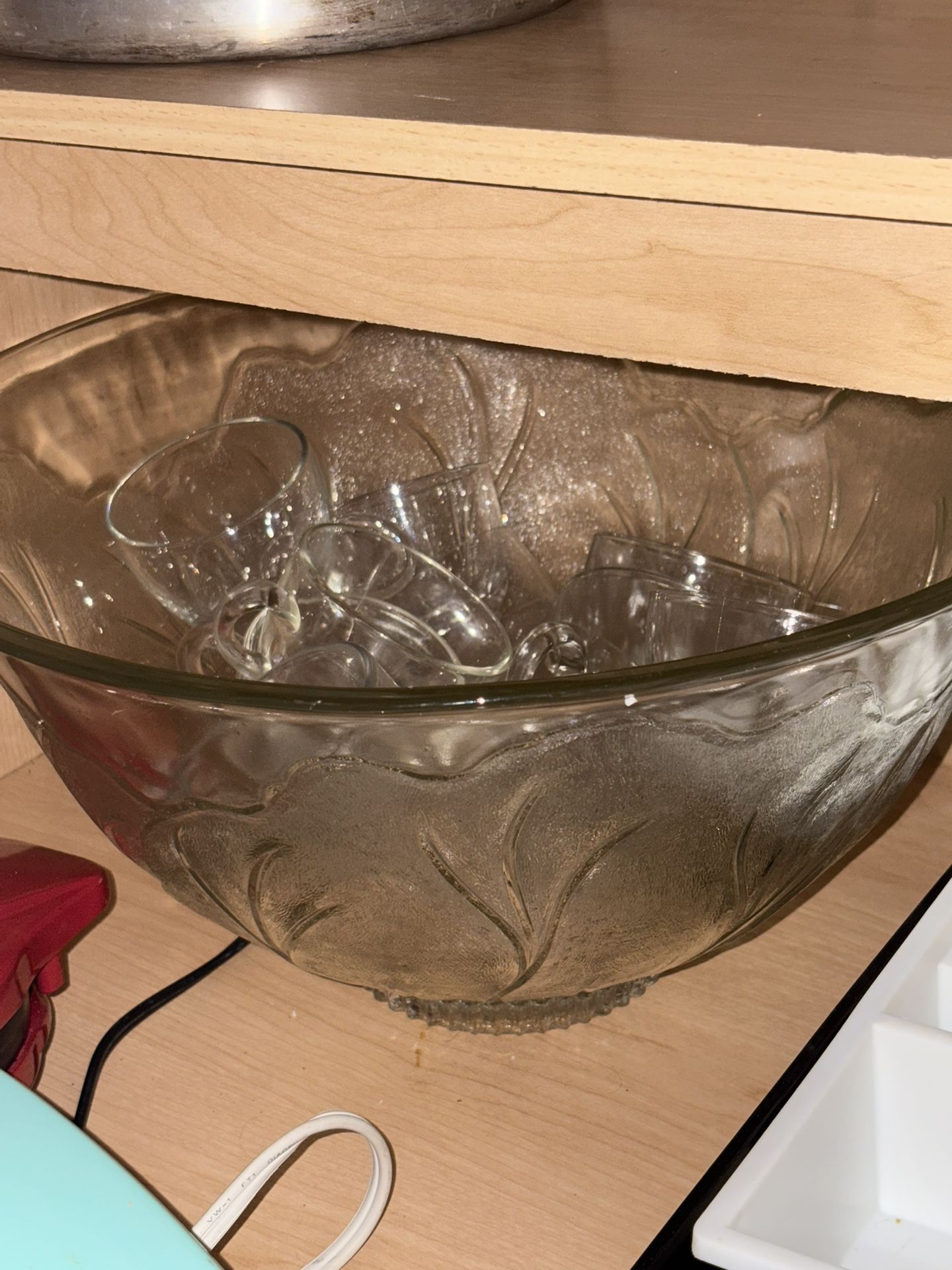 Glass Punch Bowl