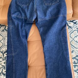 Draggin Jeans Sz 34x32 Motorcycle Pants w/ Kevlar 