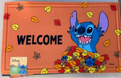 New Disney Stitch Fall 🍁Doormat Please Read Post Before Messaging