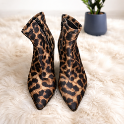 Print booties (size 6)