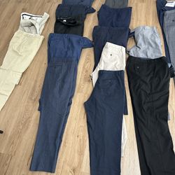 ON SALE! 19 MEN PANS! MAKE YOUR OFFER - FLEXIBLE IN PRICE Banana Republic, Tommy H, Express Used Like New ,2 Bananas Republic New Has To Go