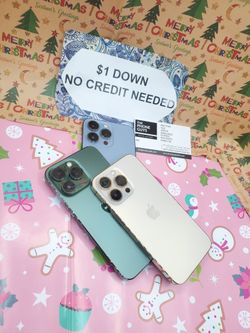 Apple iPhone 13 Pro Max 5G - 90 DAY WARRANTY - $1 DOWN - NO CREDIT NEEDED 