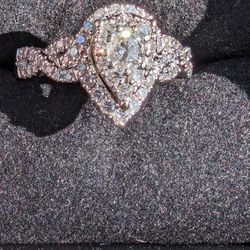 Kay Jeweler's 1/2 Carat Pear Shaped Diamond Ring $500 EXTREMELY FIRM