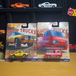 Subaru Brat/ 60s Ford Econoline Pickup Hot Wheels