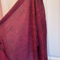 Pashmina Pink And Black Shawl