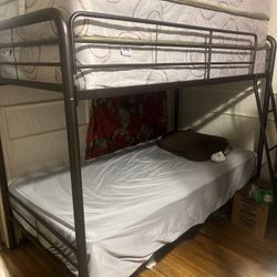 Twin Bunk Bed With Mattress 