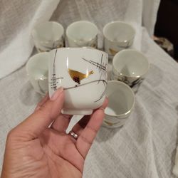 8 Japanese Tea Cups