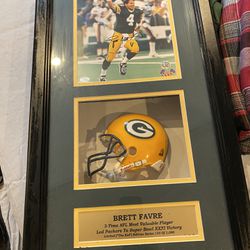 Brett Farve Green Bay Packers Memorabilia Autographed 135 Of 1000