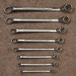 SAE Offset Box End Wrench Set