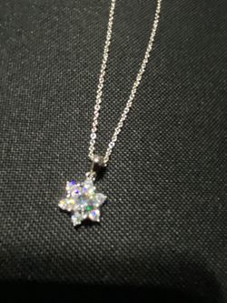 1 Carat Moissanite Pendant Necklace