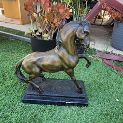 Bronze Horse Statue, Feral Horse of the Namib