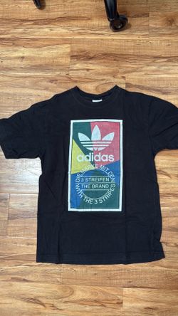 Adidas Originals Trefoil Graphic T-Shirt | Men’s Large | Black