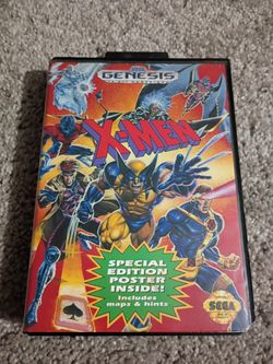 Vintage Sega Genesis X-Men game