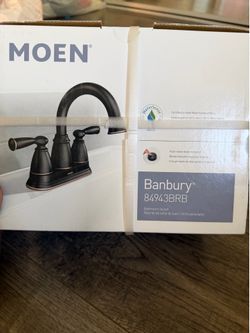 MOEN-BRONZE BATHROOM FAUCET