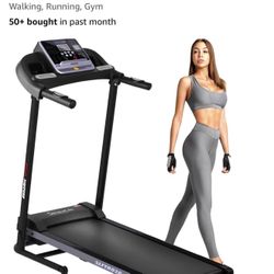Treadmill, Exercise Machine, Smart Compact
