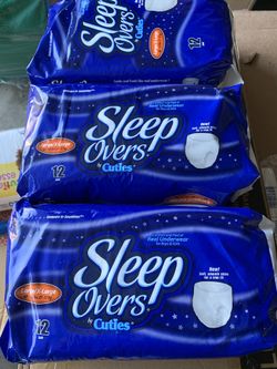 SleepOvers by Cuties, Large/X-Large, 60-125 lbs, 36 Count (Pack of 3)