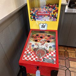 Gum-ball Pinball Vending Machine Play More Win More High Capacity Coin Operated