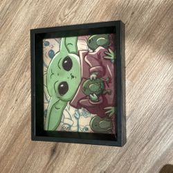 Shifting Star Wars Wall Art: Grogu/baby Yoda