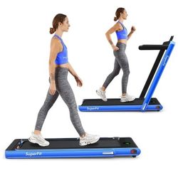 $300 COSTWAY GOPLUS SUPERFIT FOLDAWAY ELECTRIC TREADMILL 