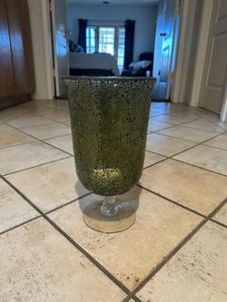 Glass Green Vase