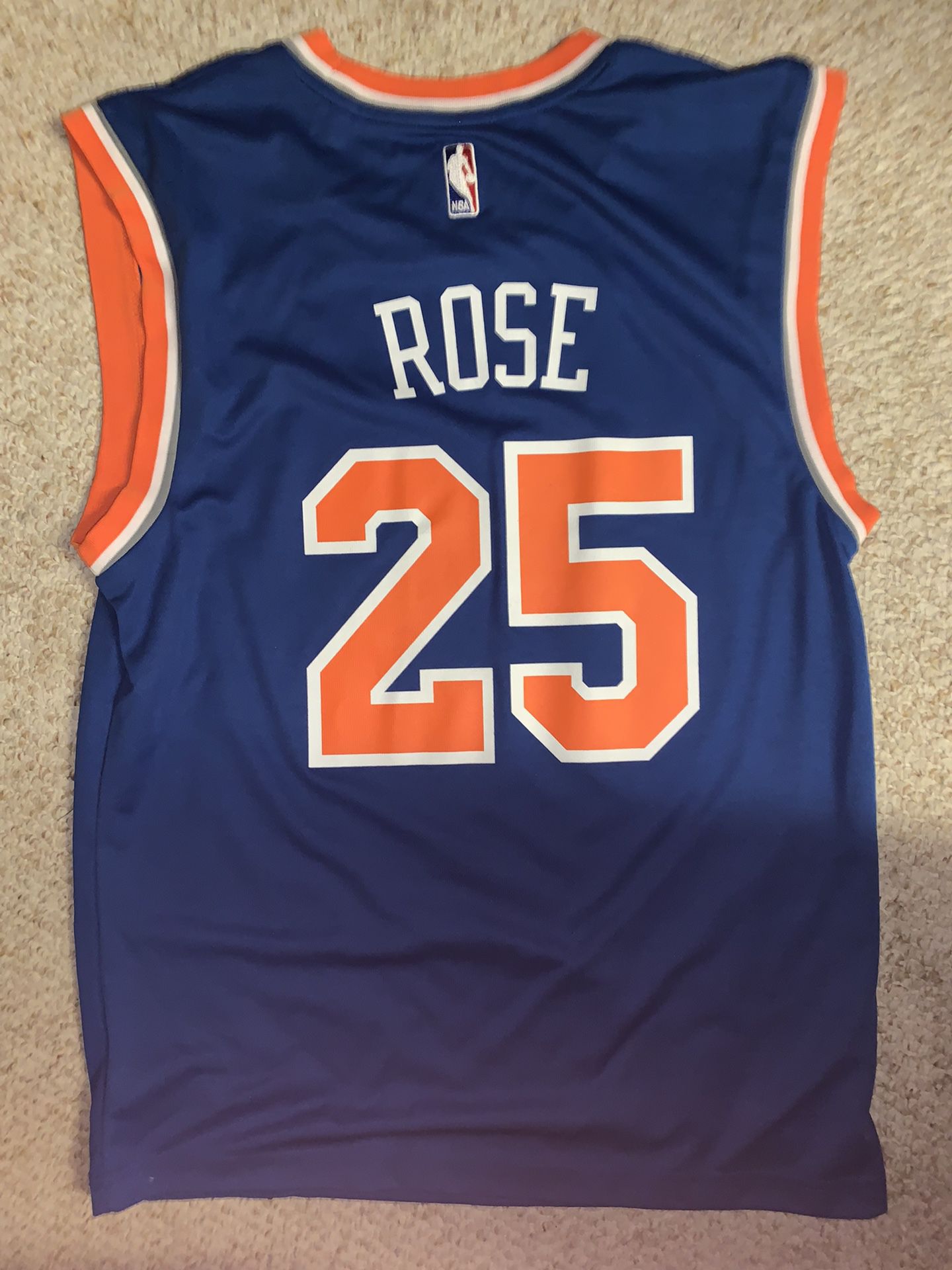 Derrick Rose Throwback New York Knicks Jersey #25