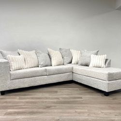 Brand New Grey Sectional Sofa 