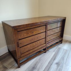 Crate & Barrel Oak TV Stand / Buffet / Sideboard