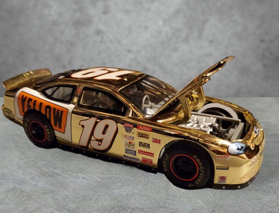 Tony Raines #19 Yellow Ford Gold Limited Edition Nascar Car Scale 1/24