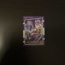 Rookie Justin Jefferson Card