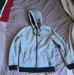 Marc Ecko SherpaZip Up Hoodie Size S