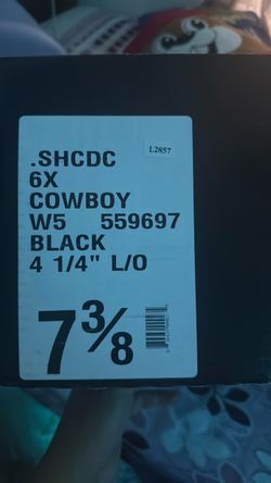 Cavenders Cowboy Quality hats, Black 7/5