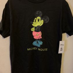 Disneyland Neon Color Mickey Mouse Neff Shirt