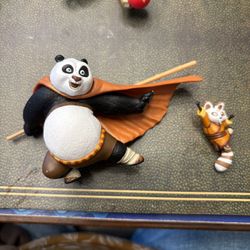Disney Set 2 Kung Fu Panda Ornaments 