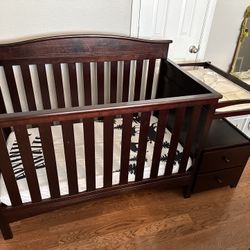 Delta Baby -Crib To Bed 3in1 (crib and changer)
