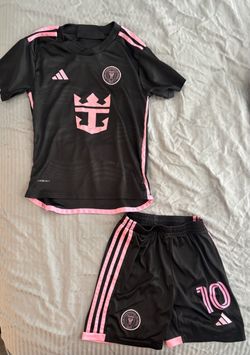 Messi Miami CF Adidas Kids Jersey and Shorts Set