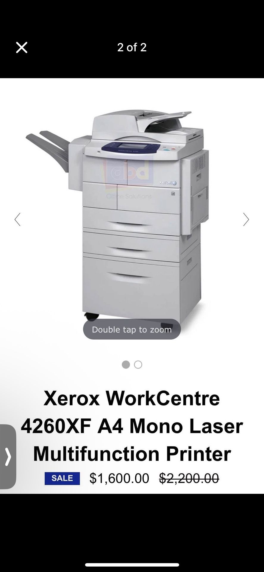 Xerox WorkCentre 4260XF Mono Laser Multifunction Printer