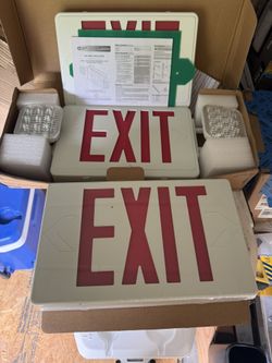 Emergency Exit Signs
