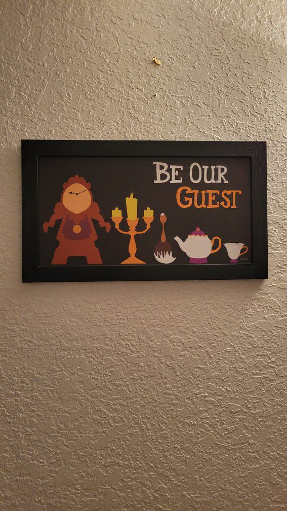 Disney Be Our Guest Sign