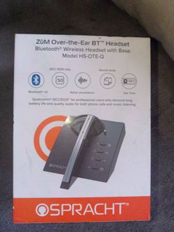 Spracht over the ear Blue Tooth headset