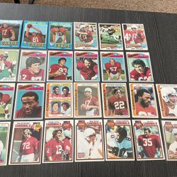 26 Topps 1970s St. Louis Cardinals Football Cards With Many Stars Jim Hart, Mel Gray, Dierdorf, Jackie Smith, Etc