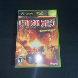 Microsoft Xbox Crimson Skies High Road To Revenge CIB 
